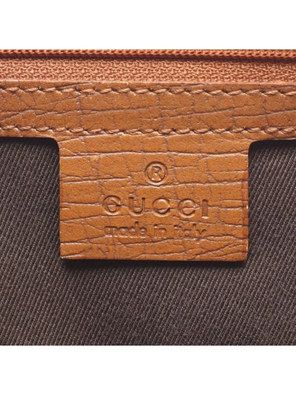 Gucci Tote Bag Bamboo GG Canvas Beige Brown Camel